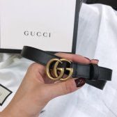 [Gucci] 구찌 GG 레더 벨트 2cm (4컬러)