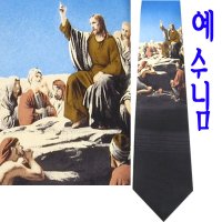 크리스찬 넥타이/실크 목회용 선교용 목사님선물 예수님 집사님 선교사