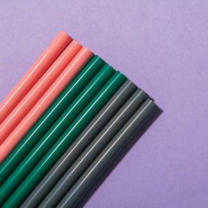 핫버튼 긴빨대 실리콘빨대 벤티 25cm