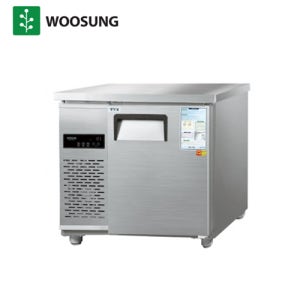 우성 업소용 테이블 냉장고 900 올냉동 직냉식 내부스텐 디지탈 CWSM-090FT