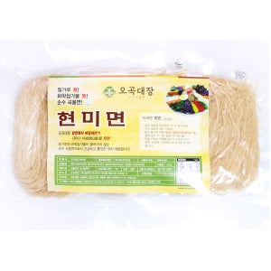 오곡대장 현미국수 국산 500g 쌀국수 아기국수 보리 소면 잔치 비빔