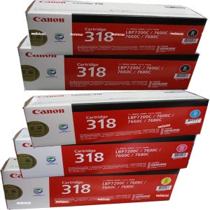 캐논 프린터 LBP7666Cdn LBP7660Cdn 정품 검정 칼라 토너 카트리지 crg318 5색/구매