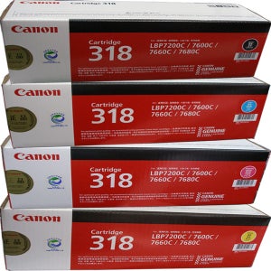 캐논 프린터 LBP7666Cdn LBP7660Cdn 정품 검정 칼라 토너 카트리지 crg318 4색/구매
