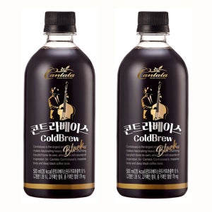 칸타타 콘트라베이스 24 pet 콜드브루블랙 500ml 대용량 원두커피