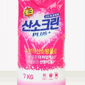 LG생활건강 산소크린 플러스 7kg 표백제/가루세제/세탁세제