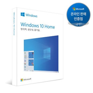 MS인증점 Windows 10 Home DSP 한글 64bit COEM 윈도우 홈 (재설치안됨)