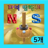 (자석 밤팽이(자석의 성질)-5인용) 스팀/척력/펭이