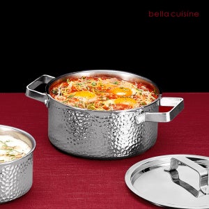 벨라쿠진 통5중 햄머드 양수 냄비 20cm /인덕션 가능