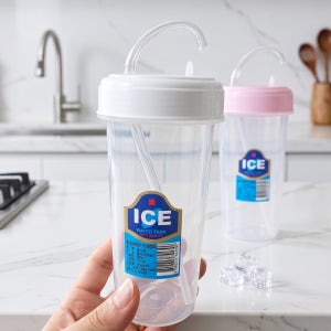 업소용 빨대컵 물병 병원 요양원 환자용 노인 물컵 300ml