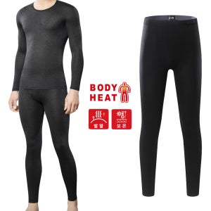 BYC BODY HEAT 발열내의 남자내복 상하세트