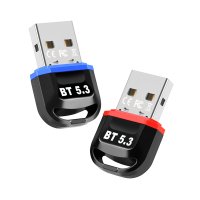 아이퀸 컴퓨터 블루투스 USB5.3버전 동글 - 데스크탑 노트북 PC 원도우10 듀얼쇼크 X박스패드 게임 핸드롤 무선 USB 동글이