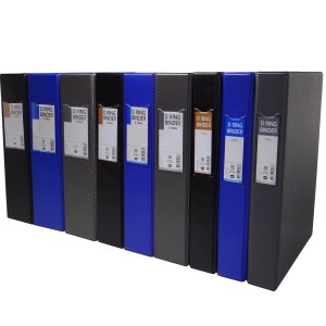 아톰 고주파D링3공바인더 B252 B254 B256 흑.청.회색