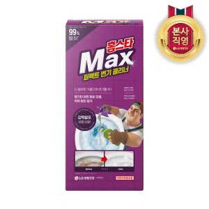 홈스타MAX 540ml 퍼펙트 변기 클리너 발포형 발포 가루 분말 거품형 거품 찌든때 악취 제거 세제 화장실 좌변기 양변기 오염 청소 세정제 발포제