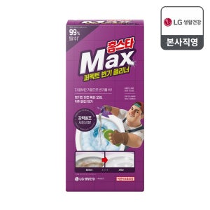 홈스타MAX 540ml 퍼펙트 변기 클리너 발포형 발포 가루 분말 거품형 거품 찌든때 악취 제거 세제 화장실 좌변기 양변기 오염 청소 세정제 발포제