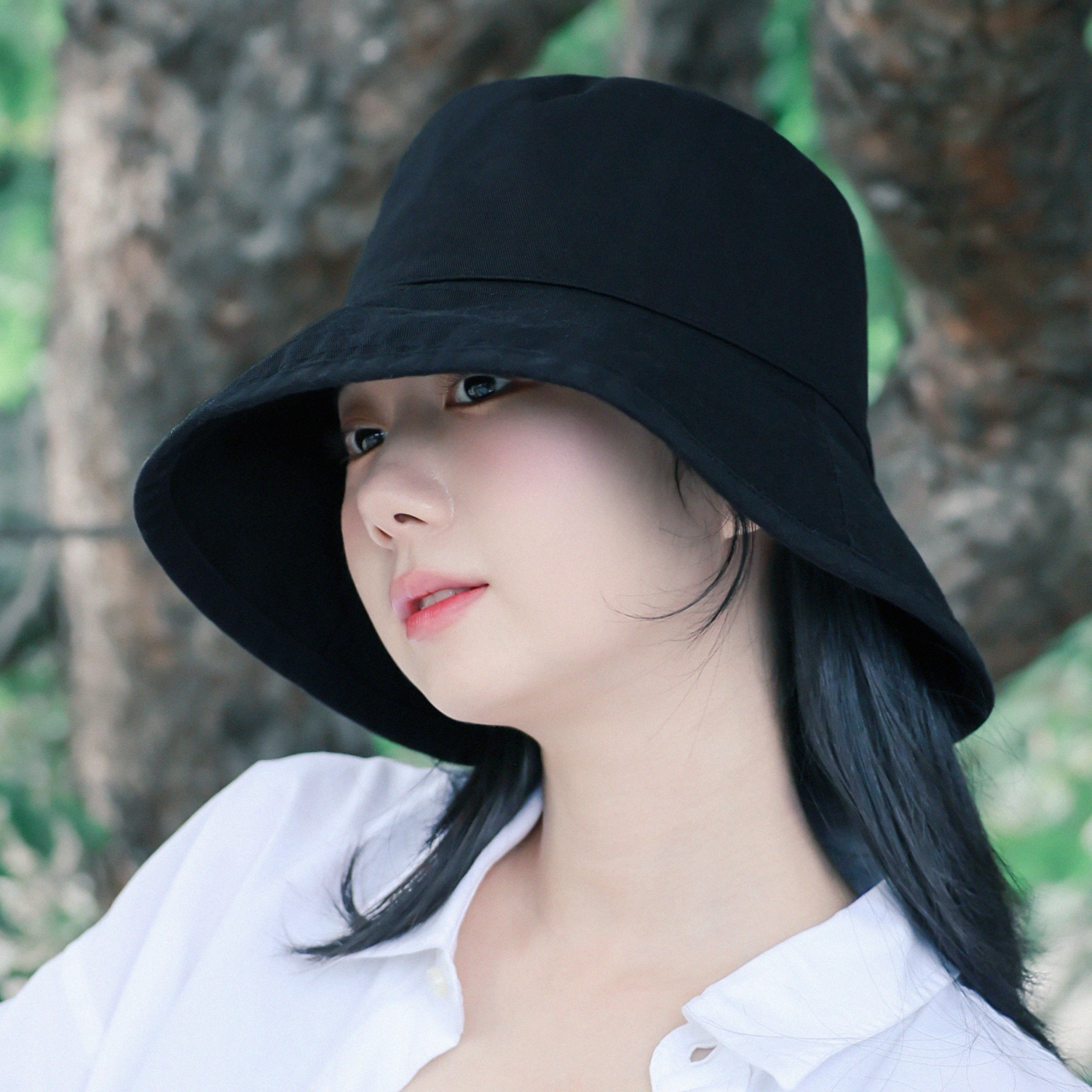 국내생산 빅사이즈 코튼 벙거지 남녀공용 리버시블 버킷햇 오버핏 대두모자