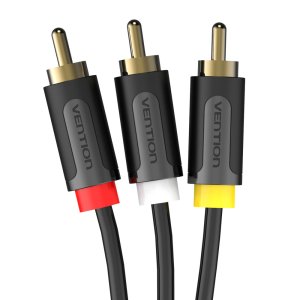벤션 무산소 3 RCA to 3 RCA 오디오 비디오 AV 케이블 BCA 2m, 1개