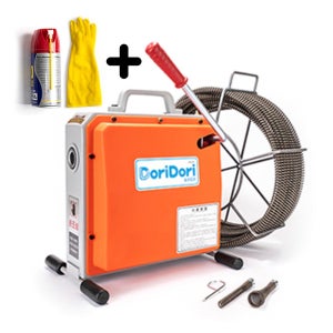진성 도리도리 전동 스프링 청소기 하수구 뚫는 기계 화장실 싱크대 막힘 뚫어뻥 20m