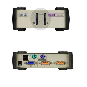 ATEN KVM스위치 2포트 RGB USB PS2 PC공유 셀렉터 선택기 IT-CS82U