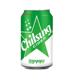 칠성사이다355ml 24캔 사이다 뚱캔 탄산음료 업소용