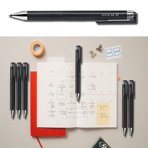 올드림 파이롯트 쥬스업 젤 중성펜 0.3mm black 인쇄가능