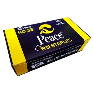 피스코리아 평화33호침 스테플러심 5000pcs 10개입