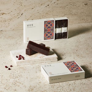 팥양갱 한과 과자 수제 한천 연양갱 실속형 40g 10ea