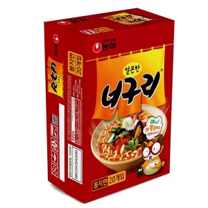 농심 얼큰한 너구리 120gX20개/라면/봉지라면
