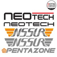 네오테크, 엔써, 펜다존, 브레이크, 4P 6P 캘리퍼 차량용 스티커 - NEOTECH