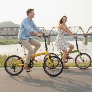 티티카카 스트림 D7 접이식자전거 - 시마노7단,알루미늄 접이식 미니벨로,스트림D7 화이트 반조립