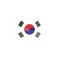 076 (실)한국 태극기 패치 와펜 6 x 4