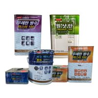 삼화페인트 우레탄 옥상방수 30평형 2mm 풀세트(하도+중도+상도+부자재)