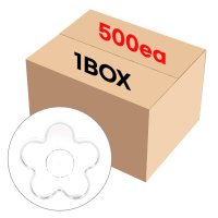 캔들 용기 티라이트 꽃 500개(BOX) 소이 젤 향초 심지 재료