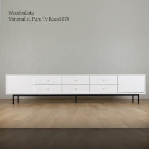 미니멀st. 퓨어 원목거실장(W 2200)