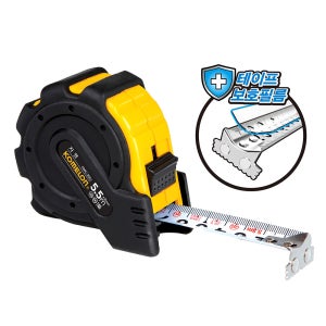코메론 고무자켓 자석줄자 KMC-25RJ (5.5M/7.5M)