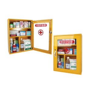 구급함 철재벽걸이 의약외품 구급통 약통 비상 first aid kit