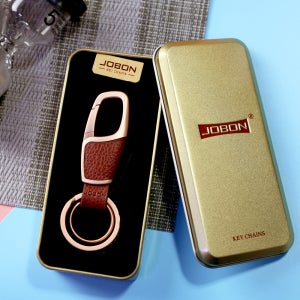 JOBON ZB02 가죽커브 열쇠고리 키홀더