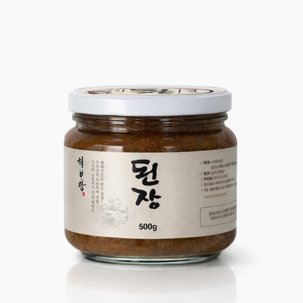 해바랑 수진원 전통 재래식 된장(500g)