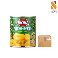 동서 리치스 파인애플 슬라이스 836g 12개 (BOX)