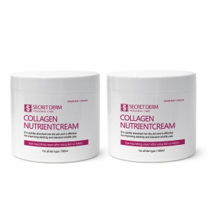 시크릿덤 콜라겐 뉴트리언트 영양크림 탄력 주름 관리 500ml 2개 벌크묶음