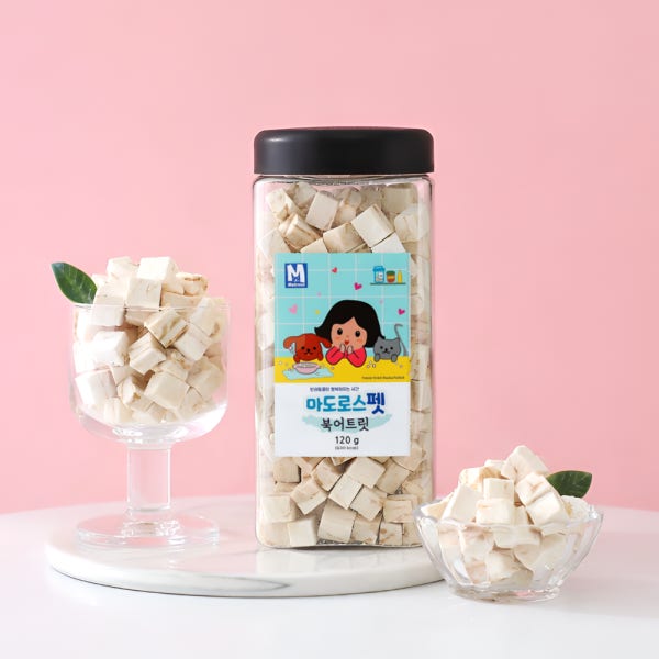 마도로스펫 북어트릿 120g(대용량) 동결건조 강아지간식