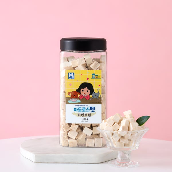 마도로스펫 치킨트릿 160g(대용량) 동결건조 강아지간식