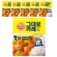 오뚜기 그대로카레 200g x 10개 /