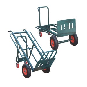 핸드카트 철재 사각 사단 운반카트 핸드트럭 허용하중(200kg) 고하중 산업용 접이식