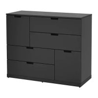 이케아 NORDLI 6칸서랍장, 앤트러싸이트 120x99 cm (992.765.61)