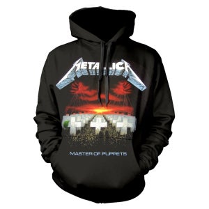 공식 METALLICA 메탈리카 Master Of Puppets Tracks 후드 티셔츠