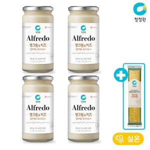 청정원 알프레도 크림&치즈 파스타소스 350g 외 6종 총4개 + (증정) 면250g