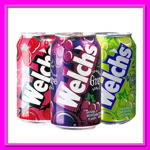 웰치스 포도 355ml 24캔 딸기 청포도 과즙탄산음료