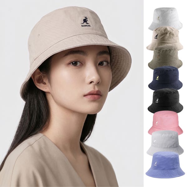뉴욕트레이딩 캉골 워시드 대두 버킷햇 남자 여자 벙거지 모자