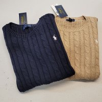 폴로 걸스 라운드 니트 Girls Round Cable-Knit Sweater