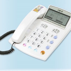 OID230 2국선발신전화기 사무용전화기 2국선발신표시 건전지포함